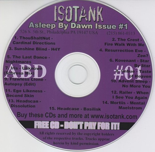 Asleep by Dawn, Issue #1