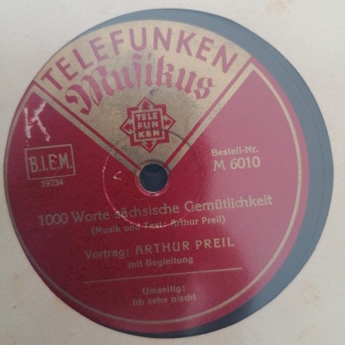 Ich sehe nischt / 1000 Worte sächsische Gemütlichkeit