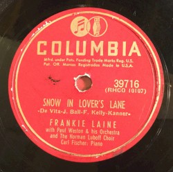 Snow in Lover's Lane / That's How It Goes