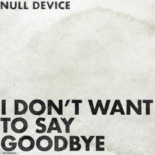I Don't Want to Say Goodbye