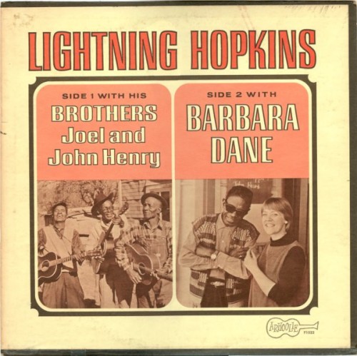Lightning Hopkins with His Brothers Joel and John Henry and with Barbara Dane