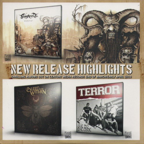 New Release Highlights: Thrilling Albums Out on Century Media Records End of March/Early April 2013