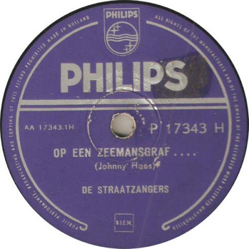 Op een zeemansgraf... / Aan de voet van die oude Wester
