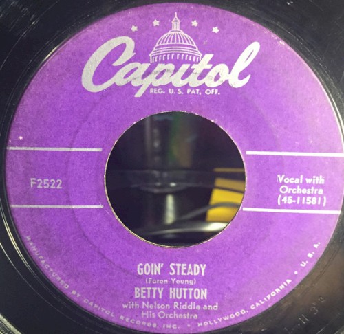 Goin' Steady / No Matter How You Say Goodbye