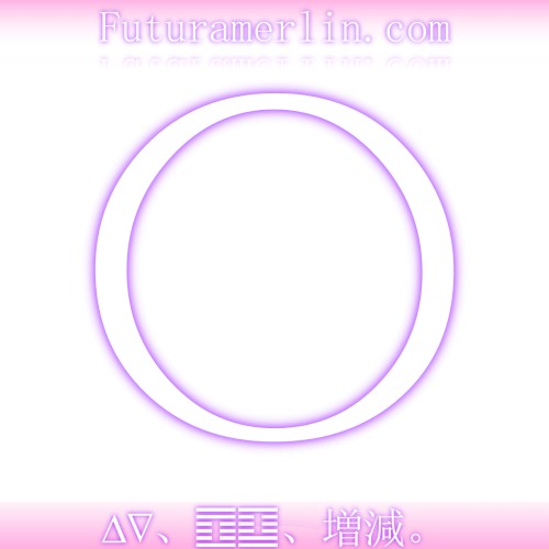 〇�∆∇、䷩䷨、増減。