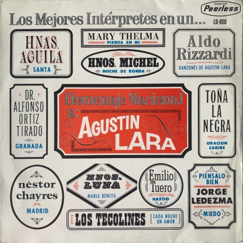 Homenaje nacional a Agustín Lara