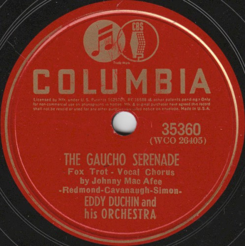 The Gaucho Serenade / Ooh! What You Said