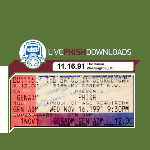 1991-11-16: The Bayou, Washington, DC, USA