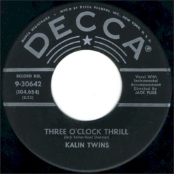 When / Three O'Clock Thrill