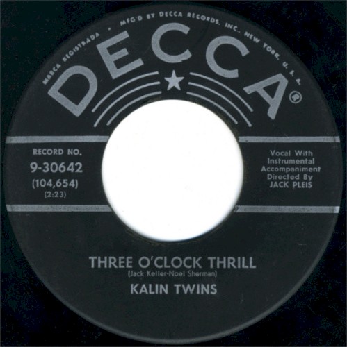 When / Three O'Clock Thrill