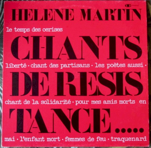 Chants de résistance