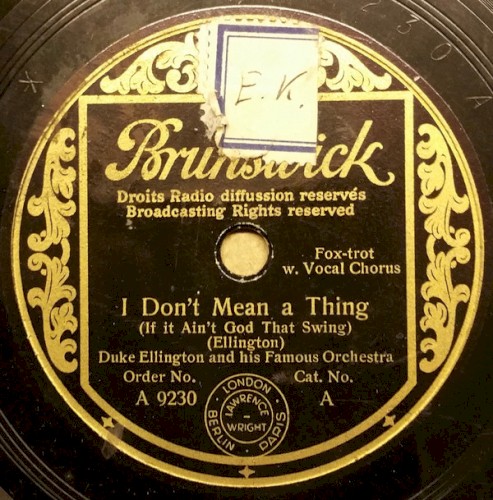 It Don't Mean a Thing (If It Ain't Got That Swing) / Rose Room (In Sunny Roseland)