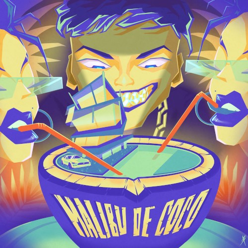 Malibú de coco