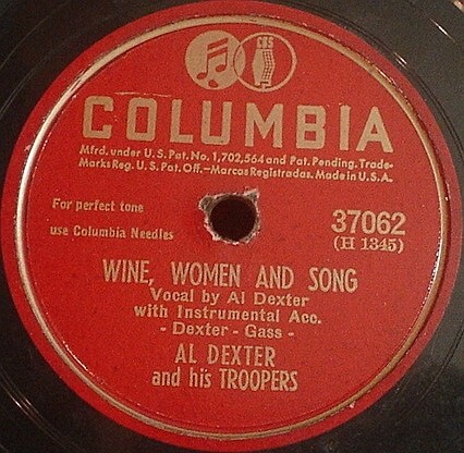 Wine, Women and Song / It's Up to You