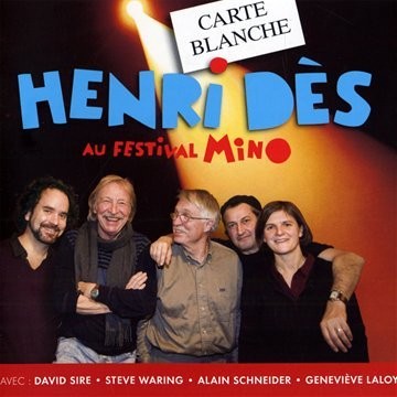 Carte Blanche à Henri Dès au Festival Mino