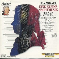 Eine kleine Nachtmusik / Serenata notturna / Divertimento KV 251