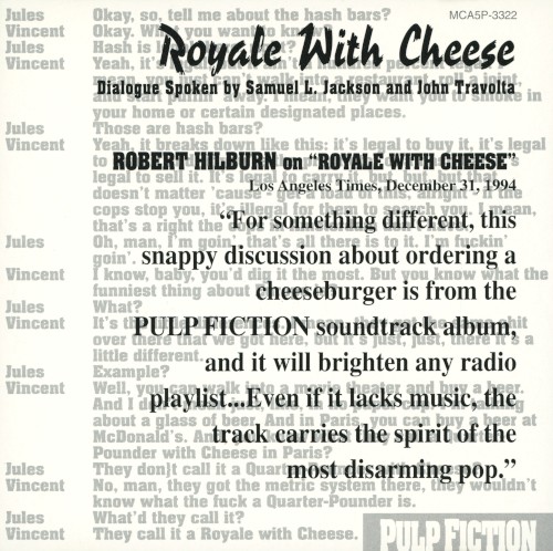 Royale With Cheese
