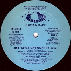 Bad Times (I Can't Stand It)