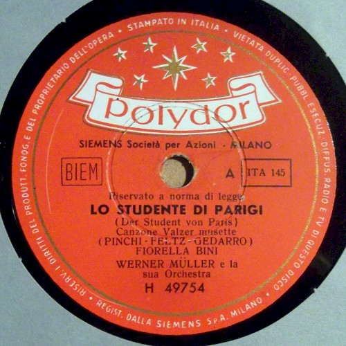 Lo studente di Parigi / Ricordo la strada