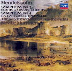 Symphony no. 3 "Scottish / Symphony no. 4 "Italian"