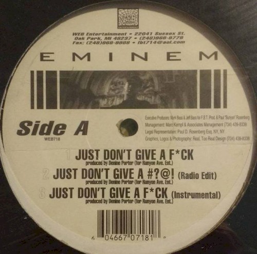 Just Don’t Give a Fuck