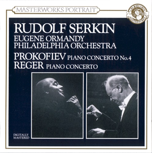 Prokofiev: Piano Concerto No. 4 / Reger: Piano Concerto