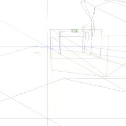 wireframe beach