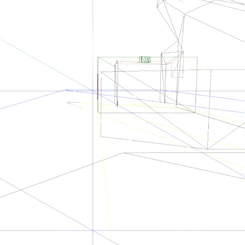 wireframe beach
