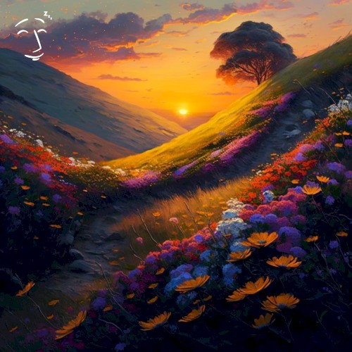 Hillside in Bloom