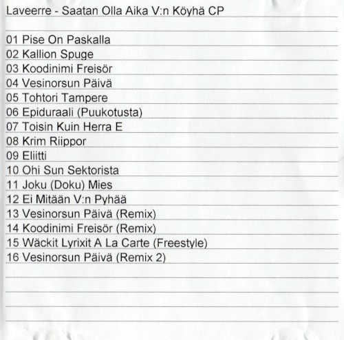 Saatan olla aika vitun köyhä CP