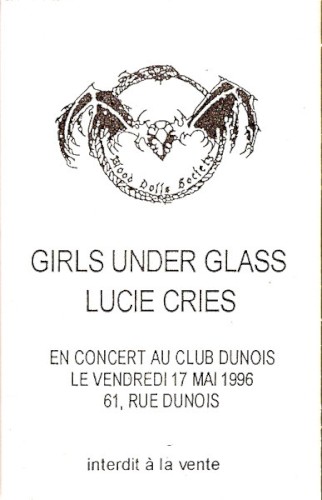 Girls Under Glass / Lucie Cries