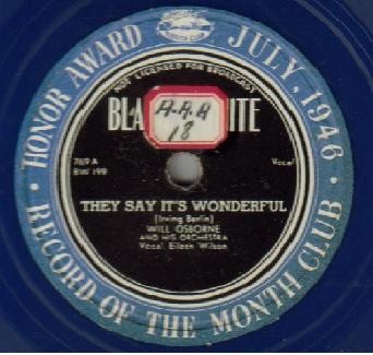 They Say It's Wonderful / Something Old Something New