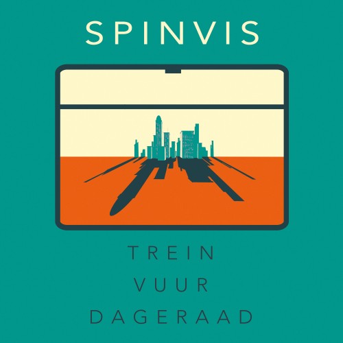 Trein vuur dageraad