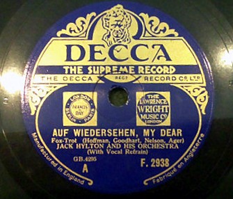 Auf Wiedersehen, My Dear / With All My Love and Kisses