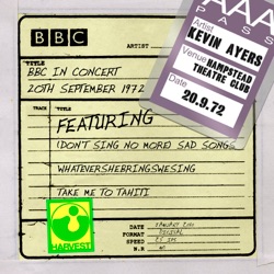 BBC In Concert (Hampstead Theatre Club, 20th September 1972)