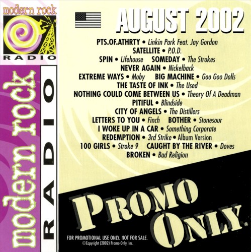 Promo Only: Modern Rock Radio, August 2002