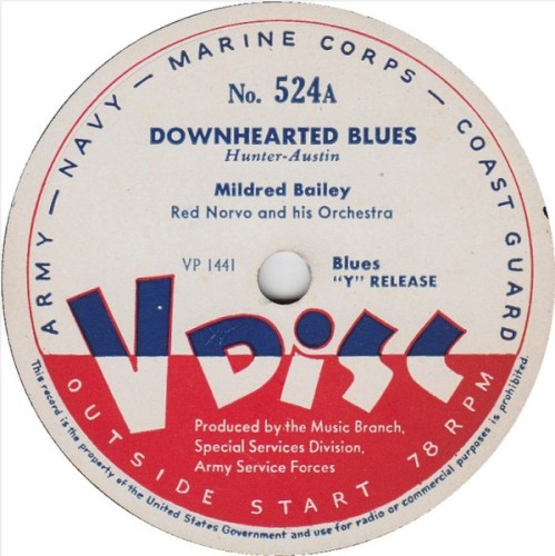 Downhearted Blues / Beyond the Blue Horizon