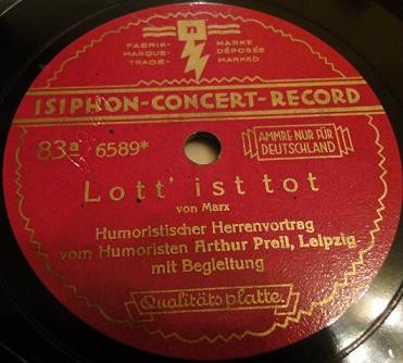 Lott' ist tot / Das schönste ist der Treppenklatsch