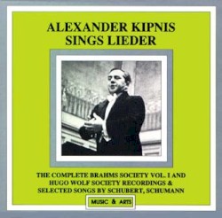 Alexander Kipnis sings Lieder