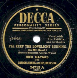 I'll Keep the Lovelight Burning / Home