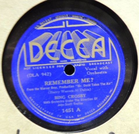 Remember Me? / I Still Love to Kiss You Goodnight