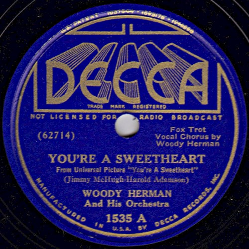 You're a Sweetheart / My Fine-Feathered Friend