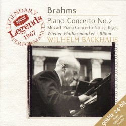 Brahms: Piano Concerto no. 2 / Mozart: Piano Concerto no. 27, K595