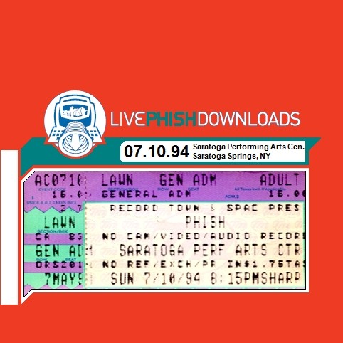 1994-07-10: Saratoga Performing Arts Center, Saratoga Springs, NY, USA
