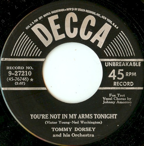 You've Not in My Arms Tonight / So Long Sally