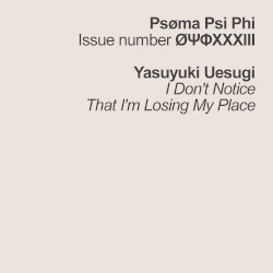 I Don't Notice That I'm Losing My Place