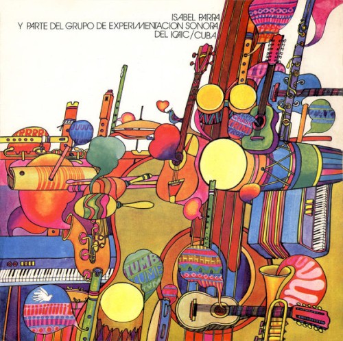 Isabel Parra y parte del Grupo de Experimentación Sonora del ICAIC