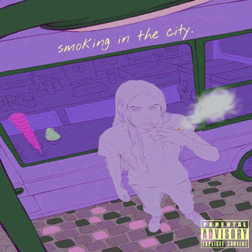 smoking in the city.
