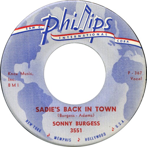 Sadie’s Back in Town / A Kiss Goodnite