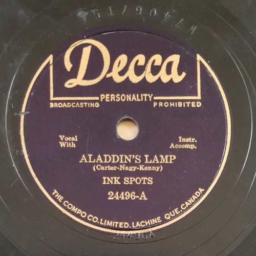 Aladdin's Lamp / My Baby Didn't Even Say Goodbye